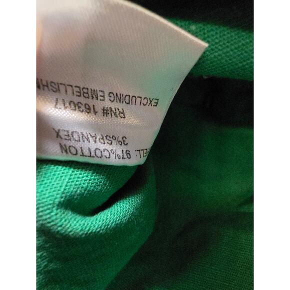 Princess Polly kelly green bandeau exposed zipper pleated crop top US 4 - Picture 5 of 9